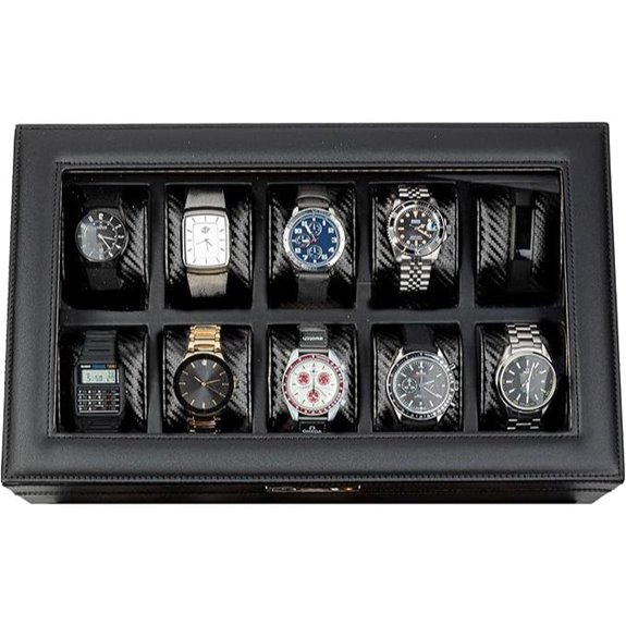 HOUNDSBAY Mariner Large Watch Box in PU Leather