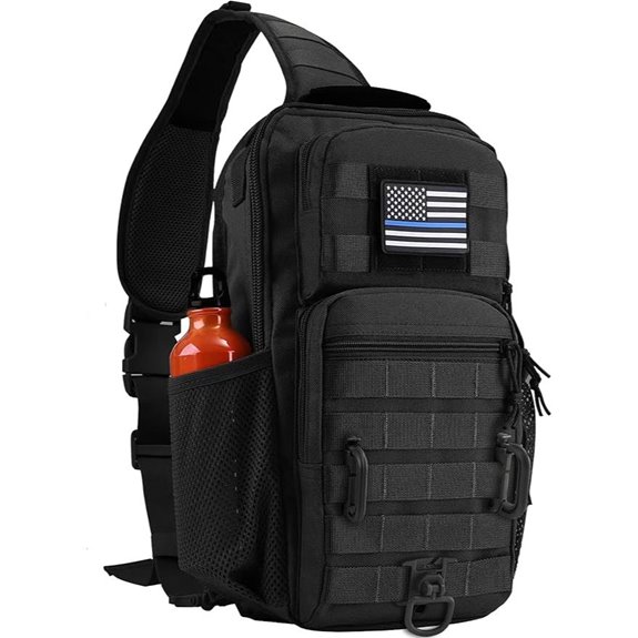 Large Rover Tactical Sling Bag with Bottle Holder