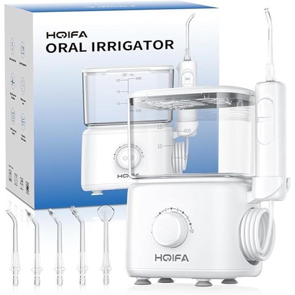 Water Dental Flosser with Large Tank and Multiple Modes