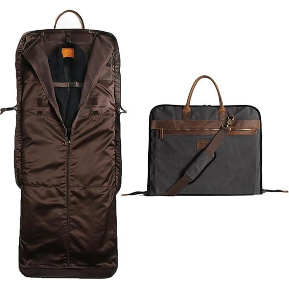 Travel Garment Bag with Extended Compartment