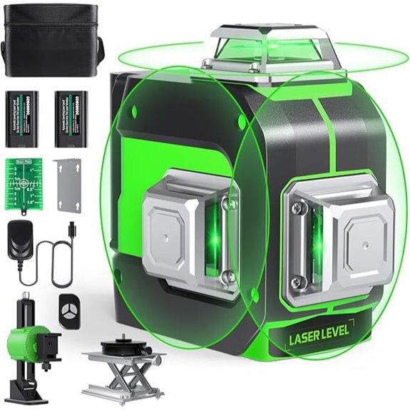 Laser Level with Remote and Magnetic Stand