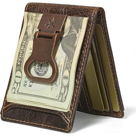 House of Jack Co. Leather Bifold Wallet & Bottle Opener