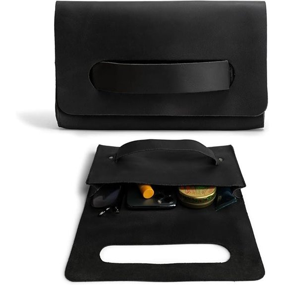 Hide & Drink Leather Clutch Wallet with Handle