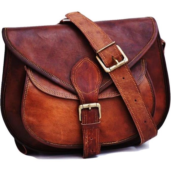 Satchel And Fable Leather Crossbody Bag for Women