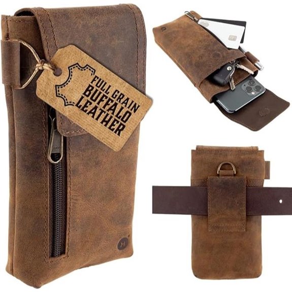 Moonster Leather Phone Holster for Large Smartphones