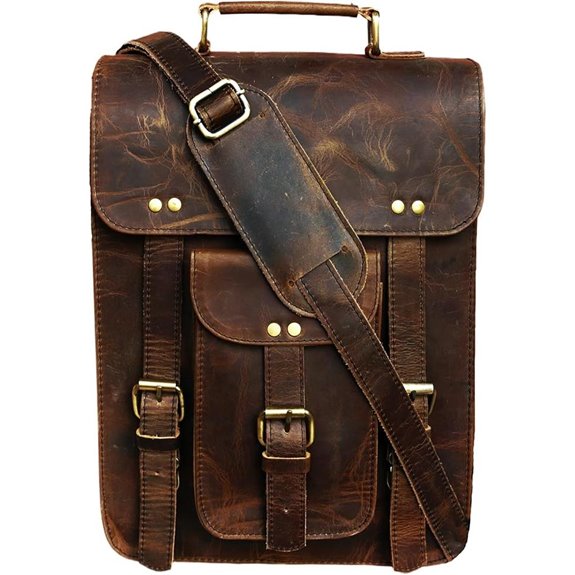 Jaald Leather Messenger Bag for Men and Women