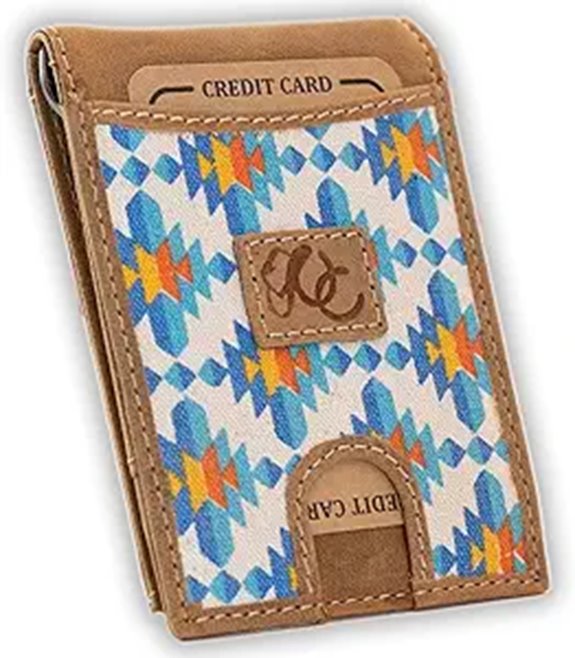 UC Leather Money Clip Bifold Wallet with RFID