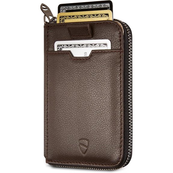 Vaultskin RFID Blocking Leather Wallet with Coin Pocket