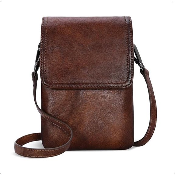 Iswee Leather Crossbody Bag for Women with RFID Blocking