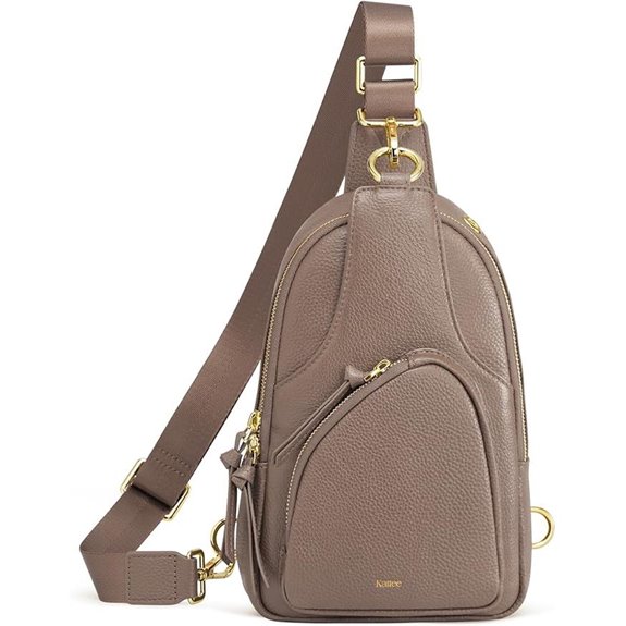 Kattee Leather Crossbody Fanny Pack with RFID Blocking