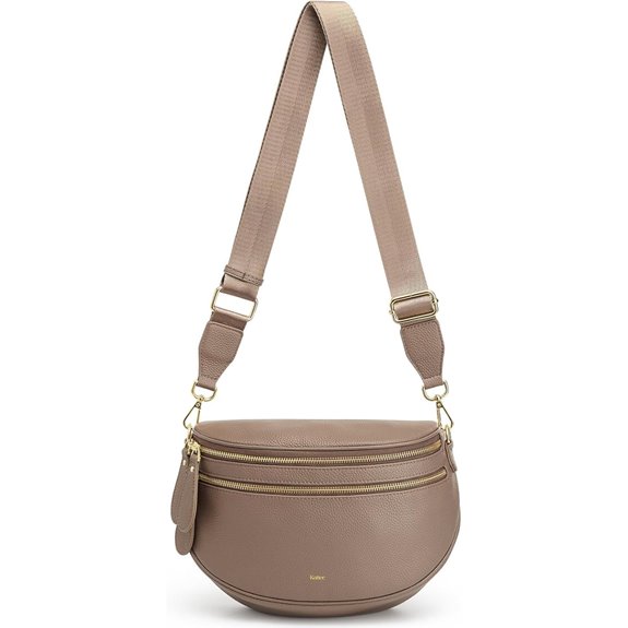 Kattee Leather Crossbody Fanny Pack with RFID Blocking
