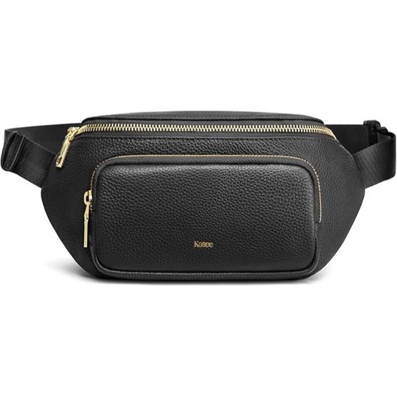 Kattee Leather Fanny Pack for Women with RFID Blocking