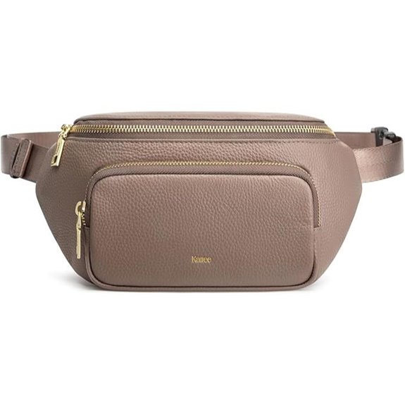 Kattee Leather Fanny Pack for Women with RFID Blocking
