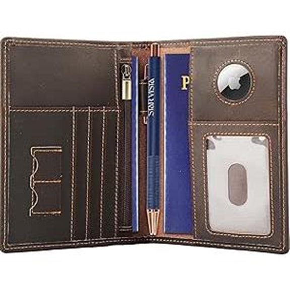 STAR VISTA Phoenix Leather Passport Holder with RFID