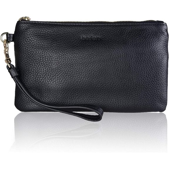 befen Leather RFID Wristlet Clutch Phone Wallet for Women