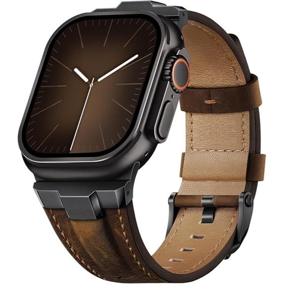 Leather Band for Apple Watch Ultra & Series (49mm-38mm)