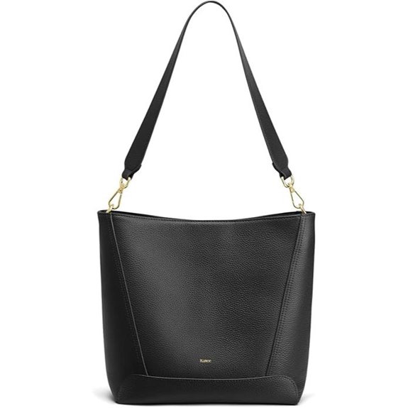 Kattee Leather Bucket Bag for Women