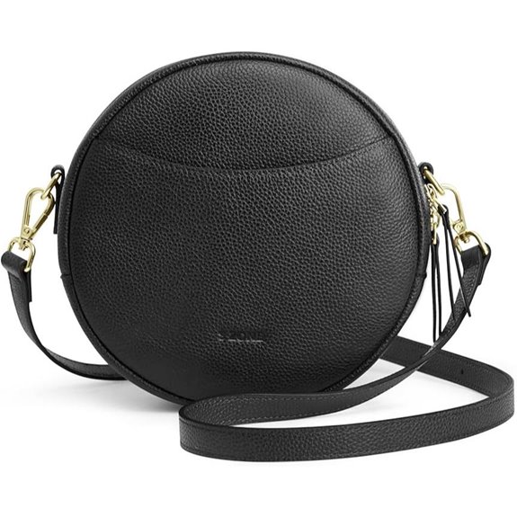 S-ZONE Leather Crossbody Bag for Women