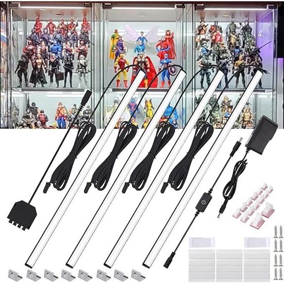 Martronic 4-Pack 12In LED Shelf Lighting Kit