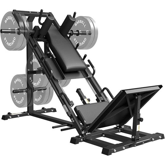 GMWD Leg Press & Hack Squat Machine with Storage