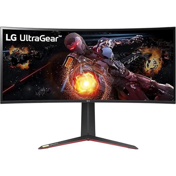 LG 34-Inch Ultragear QHD Curved Gaming Monitor