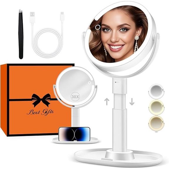 B Beauty Planet Lighted Magnifying Makeup Mirror