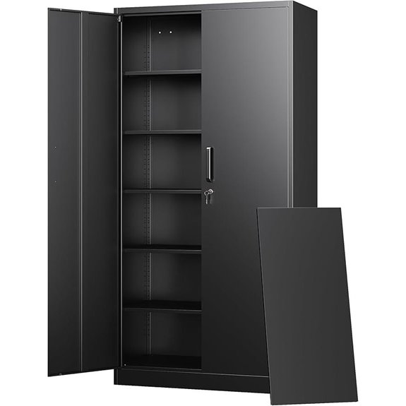 lockable metal storage cabinets