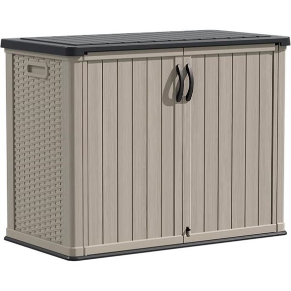 Devoko Outdoor Storage Cabinet with Lockable Doors