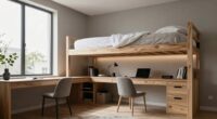 loft beds with desks