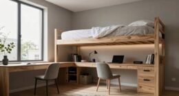 loft beds with desks