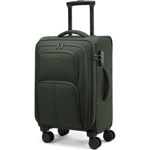 LOVEVOOK 22-Inch TSA Lock Spinner Carry-On Luggage
