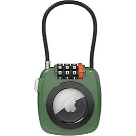 AirTag Holder for Luggage with Lock and GPS Tracking