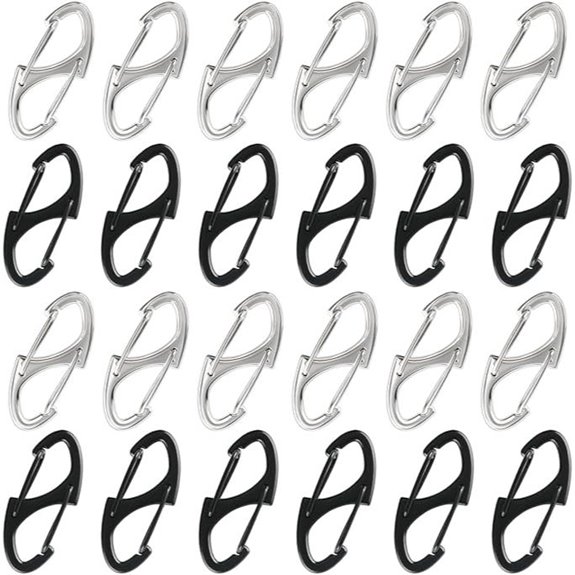 24 Pcs Theft-Deterrent Zipper Clips for Luggage and Bags