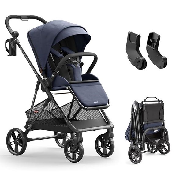 MAMAZING Air Lux Baby Stroller with Car Seat Adapter
