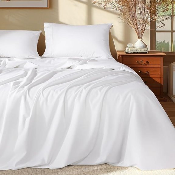Shilucheng Egyptian Cotton King Sheets Set (4 pcs)