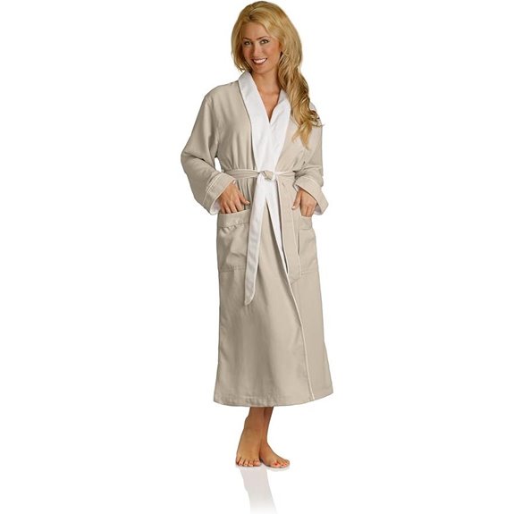 Plush Necessities Luxury Spa Robe - Microfiber with Cotton Terry Lining