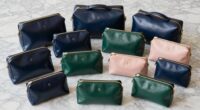 luxurious travel pouch sets