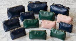 luxurious travel pouch sets