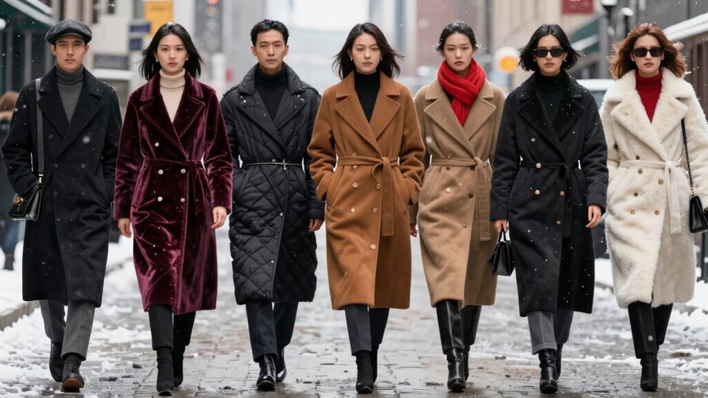 luxurious warm winter coats