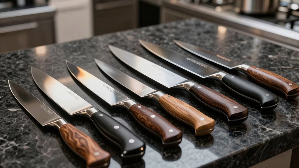 luxury chef s knife selection