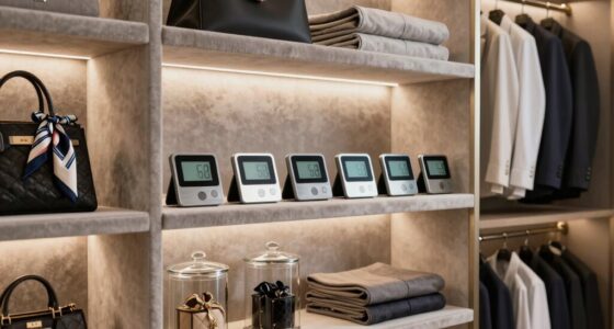 luxury closet humidity monitors