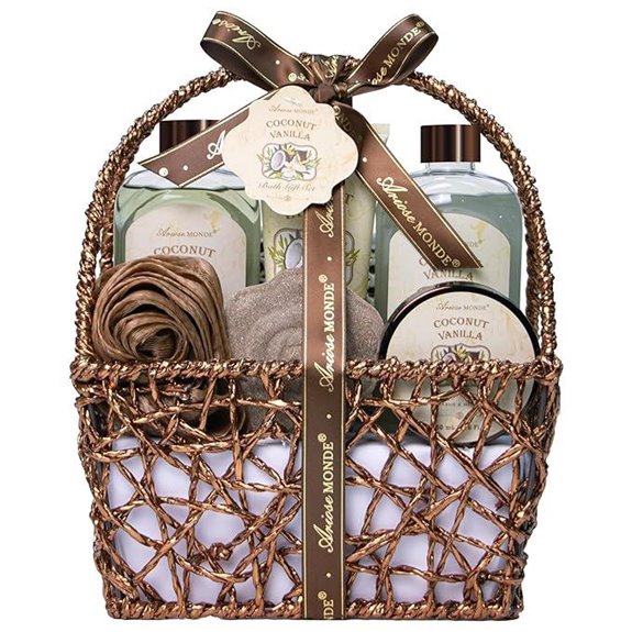 Luxury Coconut Vanilla Spa Gift Set for Women