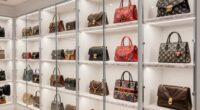 luxury designer bag cabinets