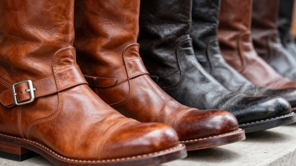 luxury durable leather footwear