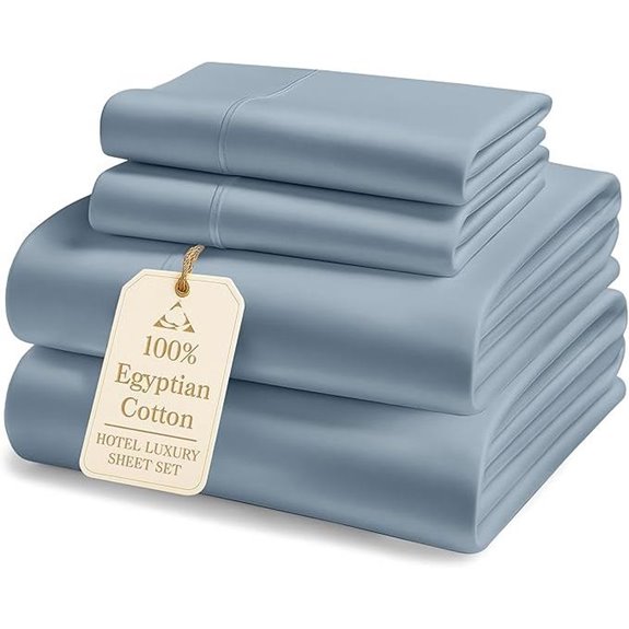 Lane Linen Egyptian Cotton King Sheet Set