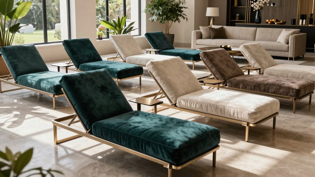 luxury elegant lounge chairs