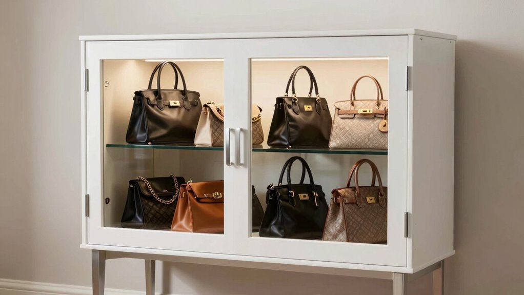 luxury handbag storage solutions
