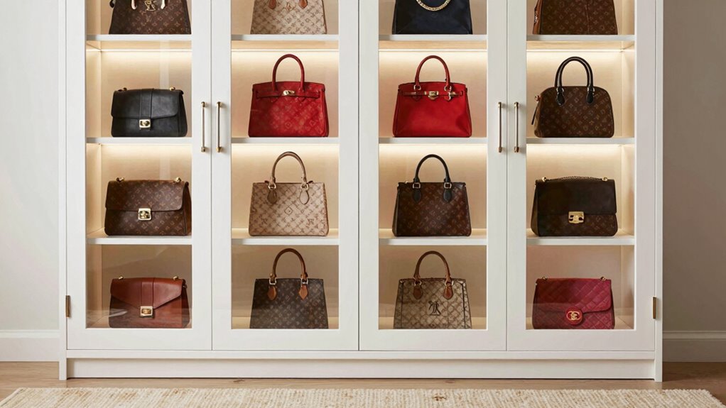 luxury handbag storage solutions
