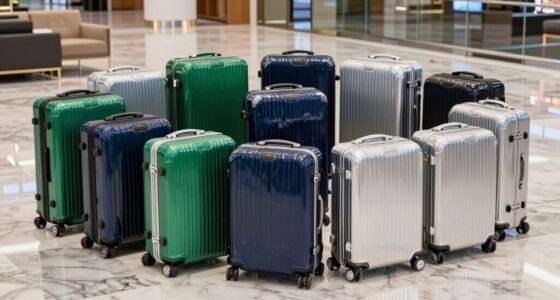 luxury hard shell suitcases