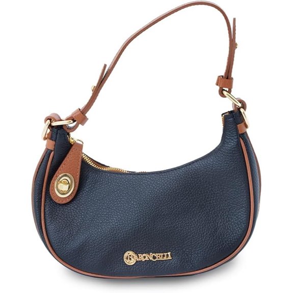 Baroncelli Small Leather Designer Crossbody Purse